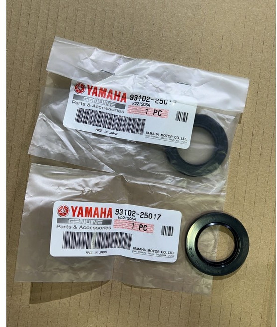 YAMAHA 引擎油封 TMAX MT07 MT09 專用 料號93102-25017 提升引擎密封效果, 1個