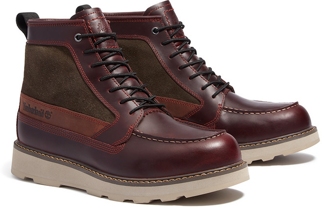 [팀버랜드] 남성 브리톤 밀스 레이스업 워터프루프 부츠 버건디_TB0A6CE2EIW1