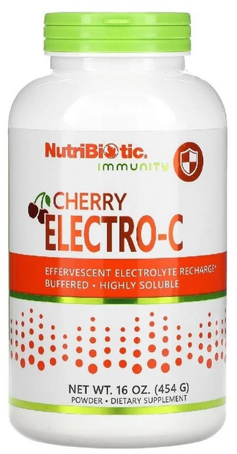 뉴트리바이오틱 면역력 완충형 체리 일렉트로 순수 비타민C 분말 454g, 1개 - 쿠팡