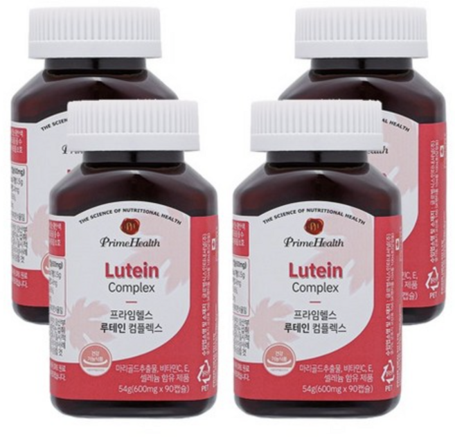 프라임헬스 루테인 컴플렉스 5박스, 30정, 4개