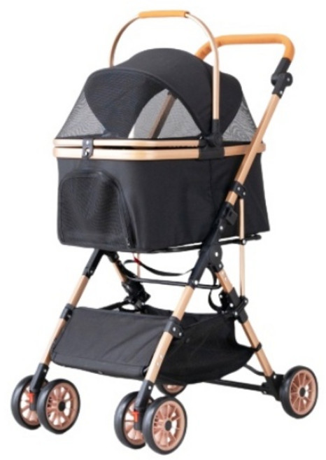 펫초이스 강아지 유모차, 블랙, 1개