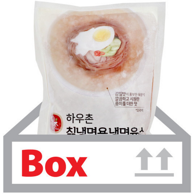 하우촌 칡냉면용 냉면육수 (박스), 30개, 330g