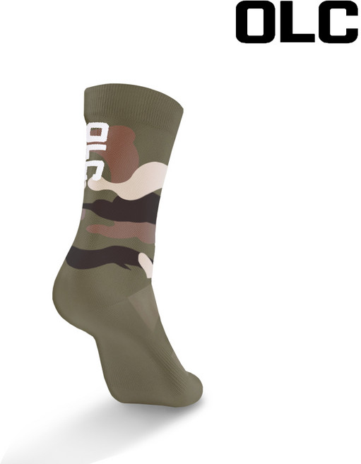 OLC 기능성 스포츠양말 바이크 요가 헬스 러닝 삭스, 1개, 카모에디션