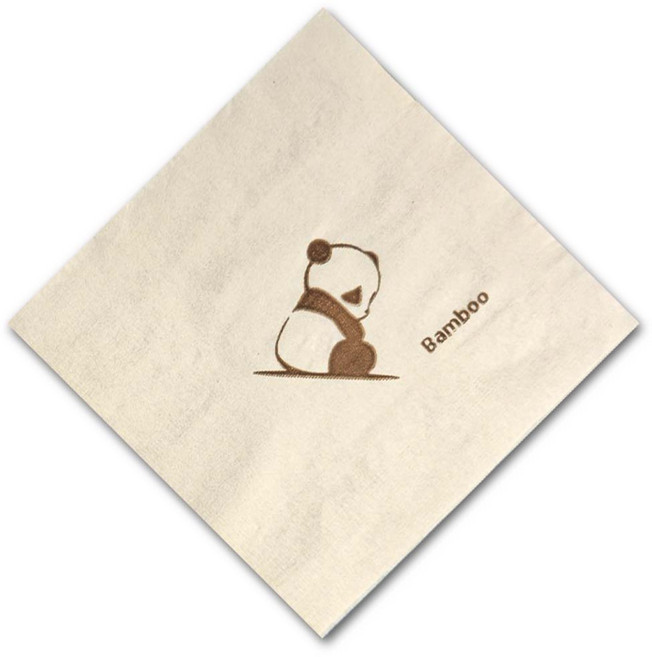 대나무 항균 친환경 칵테일 냅킨, 1세트, 판다곰, 3000개