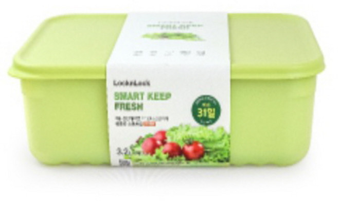 신선하게 보존 밀폐 용기 스마트킵 프레쉬 3.2L+채반 냉장 냉동 전자렌지 용기