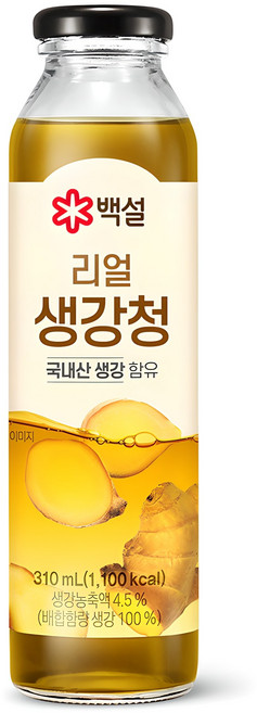 백설 리얼 생강청, 310ml, 1개