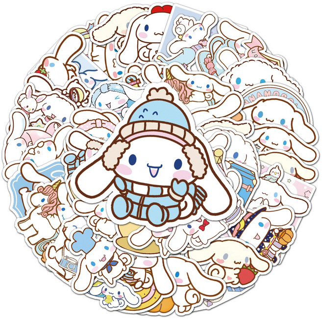 산리오 다꾸 스티커, 1세트, 15번 시나모롤 50장