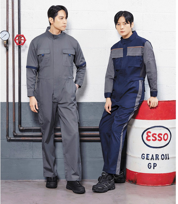 [유니보스 UBS-6030 UBS-6060] 스즈끼 작업복 춘추 정비복 상하일체형