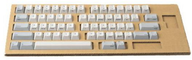 PFU 해피해킹 프로페셔널 전용 영어배열 가운데 인쇄 키캡세트 화이트, HHKB, 키캡