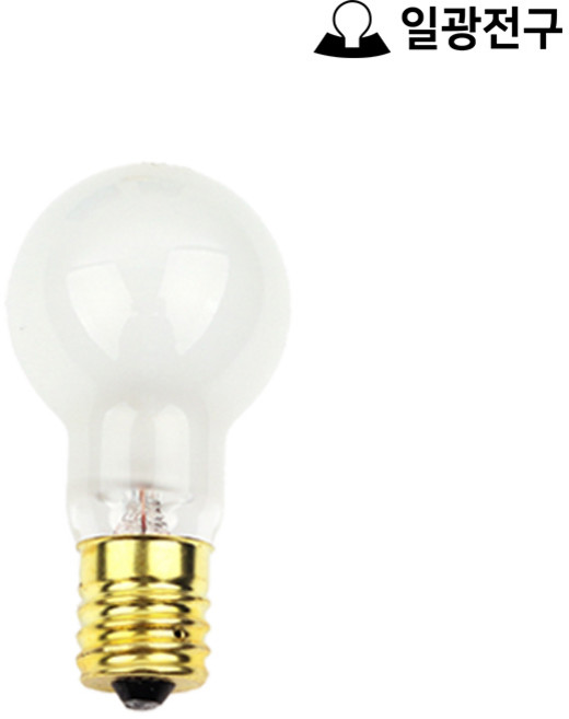 일광 미니크립톤 25W 40W 60W, E17 60W 불투명, 1개