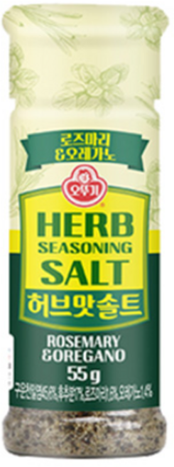 오뚜기 허브맛솔트 로즈마리 오레가노 55g, 24개