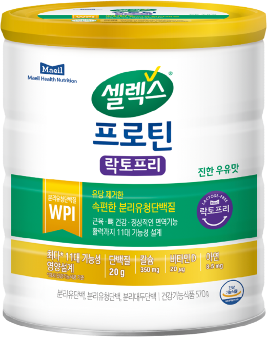 셀렉스 프로틴 락토프리 파우더, 570g, 4개