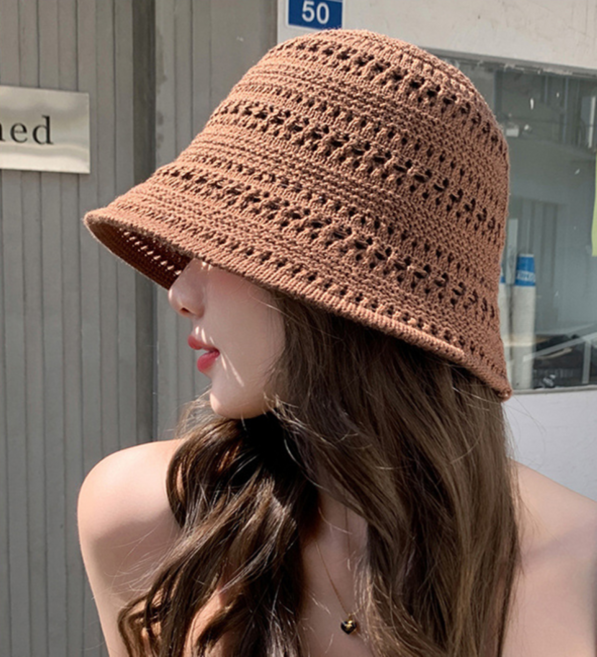 서서몰 여성 라피아 버킷햇 왕골모자 봄 여름 가을 데일리 챙모자 벙거지모자