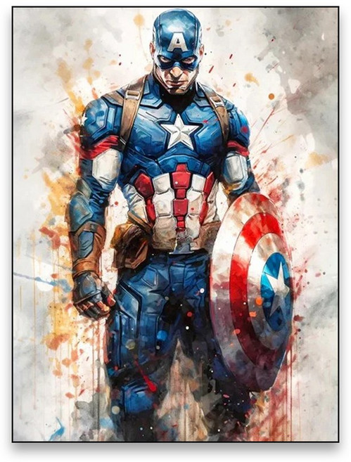 영화 아트 포스터 아이언 맨 데드 풀 캔버스 페인팅 클래식 캐릭터 벽화 홈 벽 장식 선물, (A3)30x42cm Unframed, B059