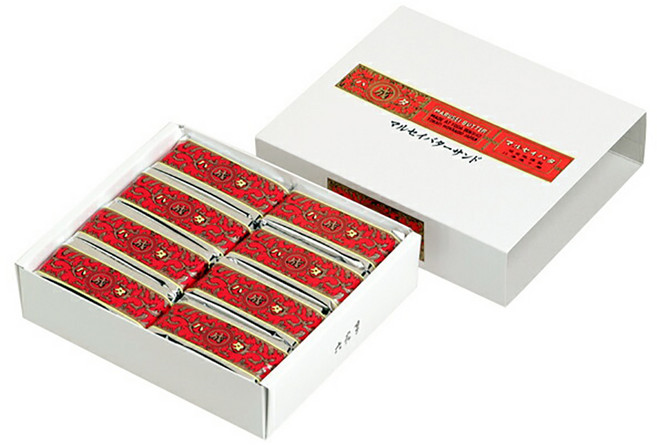 Rokkatei Marusei 육화정 롯카테이 마르세이 버터샌드 20개입, 1박스