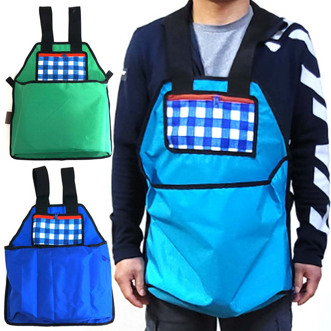 다가인 국내제작 수확용앞치마 앞치마가방 작업앞치마 농사앞치마 농작물수확, 1개