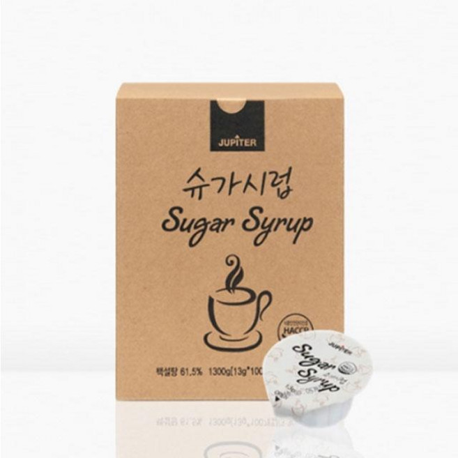 쥬피터 포션 슈가시럽 13g 1곽 100개입, 1