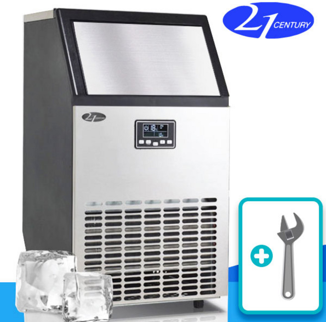 21센추리 업소용제빙기 카페 아이스메이커 대용량 얼음 1일 50Kg 쾌속 냉각 제빙 각얼음, ICE-50K(설치의뢰 설치비별도)필터제외