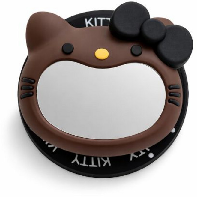 리본고양이 거울 맥세이프 스마트톡, 1개, 블랙