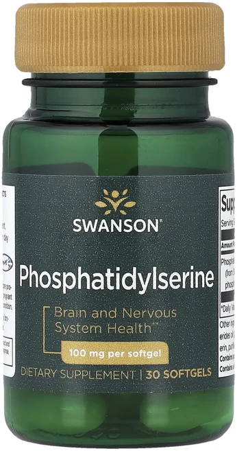 Swanson 포스파티딜세린 100mg 소프트젤 30정, Swanson포스파티딜세린100mg소프트젤30정, 1개 - 쿠팡