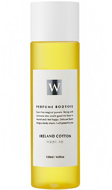 화이트센트 자연유래 퍼퓸 저자극 향 좋은 고보습 마사지 바디오일, 120ml, 1개, 아일랜드 코튼
