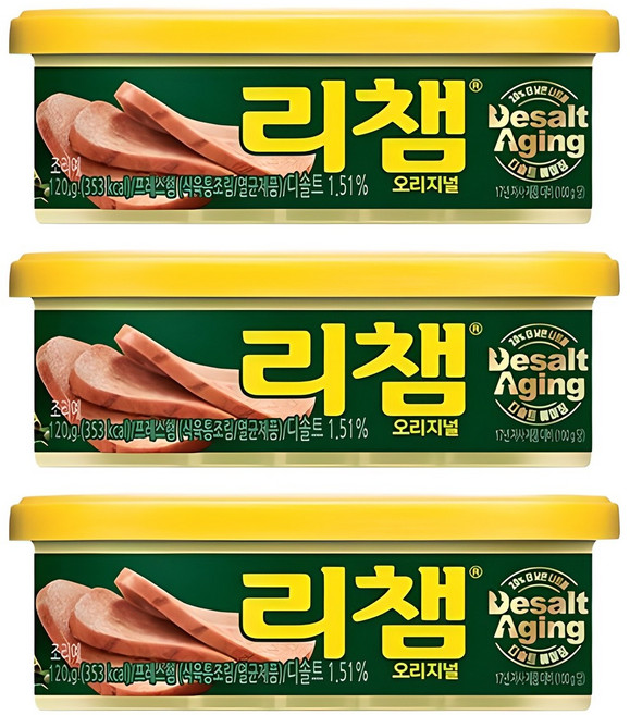 리챔 오리지널, 120g, 3개