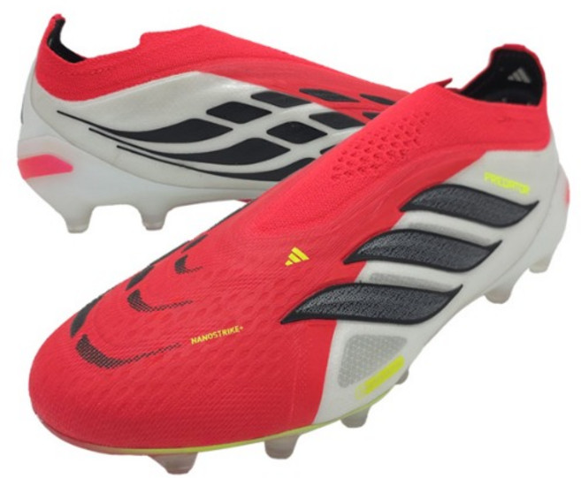 아디다스 끈없는 축구화 프레데터 엘리트 LL AG 레드
