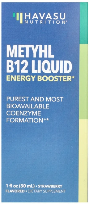 하바스 뉴트리션 Havasu Nutrition 메틸 B12 액상 딸기 맛 30ml1fl oz122774원산지:기타, 하바스 뉴트리션 Havasu Nutrition, 메틸, 1개, 30ml - 쿠팡