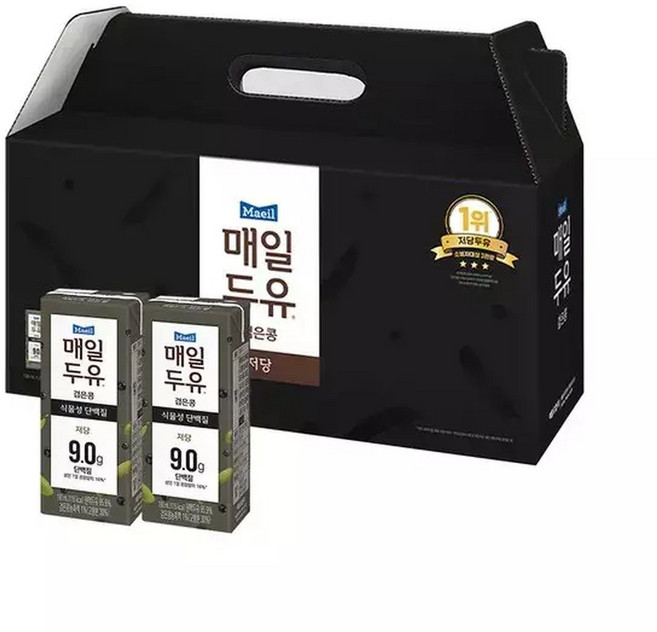 [매일][선물세트] 매일두유 검은콩 190ml 24팩, 24개