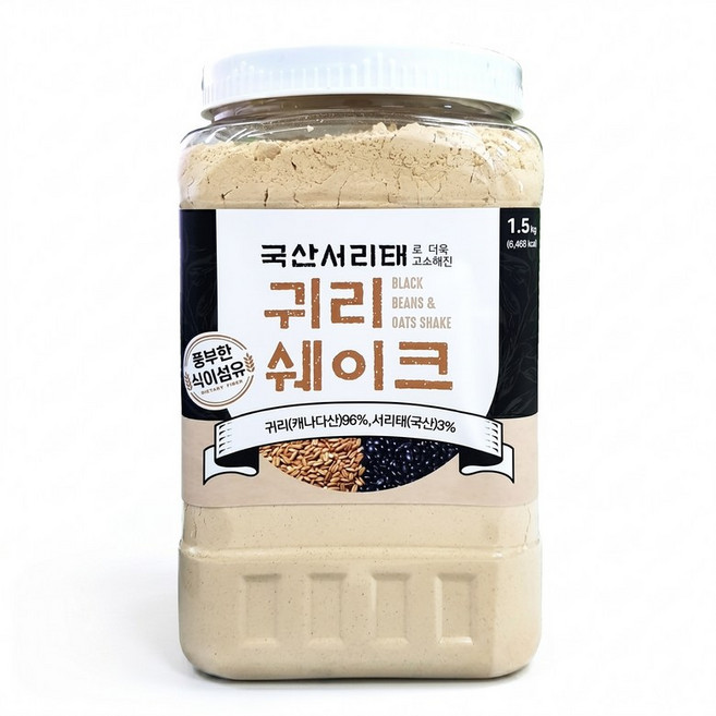 태광선식 국산 서리태 귀리쉐이크 1.5kg 귀리쉐이크, 1개
