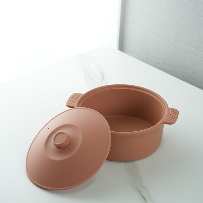 꿈꾸는리빙 국산 실리콘 계란찜기 전자레인지 용기 무독성 찜기 주방용품, 1개, 대형 원형 / 바디:피치베이지 / 뚜껑:바디동일