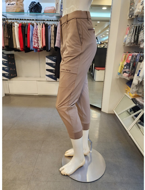 BTR골프 BUP2719WBEI #1 이월특가!!엔씨엑스코점 골프일상출퇴근 흡습속건 골프일상등산낚시 비티알 여성 봄가을 간절기 약기모 허리밴딩 폴리스판 캐주얼 조거바지