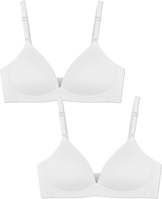 [애프터문] 베이직 뱀부 노와이어 브라 2매 세트 m7602b(c)