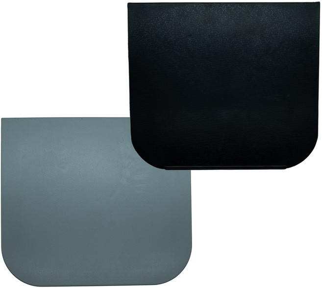 미장판 다용도 빠대판 흙판 받이 고대판 퍼티판 핸디코트, 1세트, 회색 + 흑색