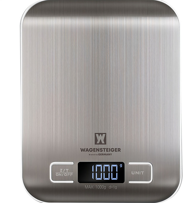 바겐슈타이거 222 주방용 전자저울, 1kg, 혼합색상