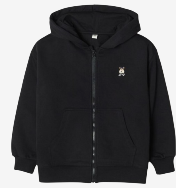 스파오 프렌치테리 쿠디 후드 집업