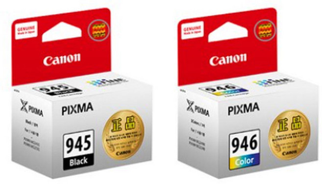 정품 캐논 잉크 세트 PG945 + CL946 MG3090 2490 3095W TS3490, 1개, [정품]PG945+CL946 세트