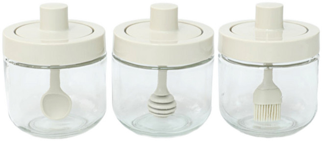 클레로 조미료통 소금통 양념병 양념통 3type, 클레로 밀폐 양념병 - 허니디퍼형, 1개