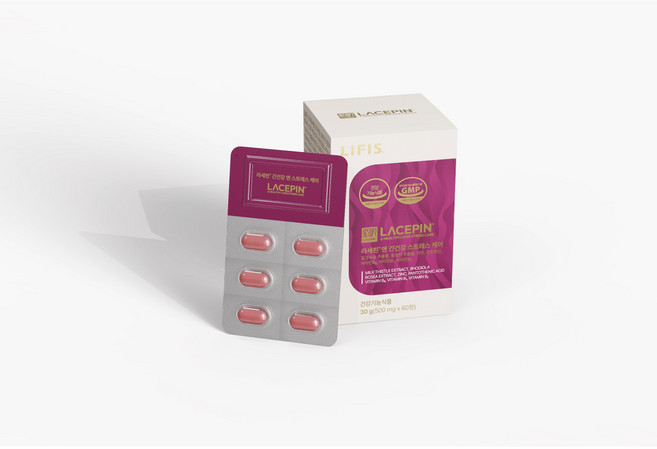 라이피스 라세핀 앤 간건강 스트레스케어, 60개, 60정