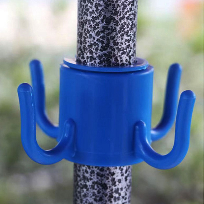 파라솔 봉 파이프 후크 걸이 해변 비치 소품 홀더 거치대, GS2100372A 화이트, 1개