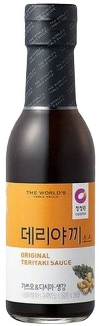 청정원 데리야끼소스 250g X 3개/검은콩/건빵/우리밀/금풍/튀긴/홍삼/검은깨/깨/튀김/추억의/제과/보리/발, 3개