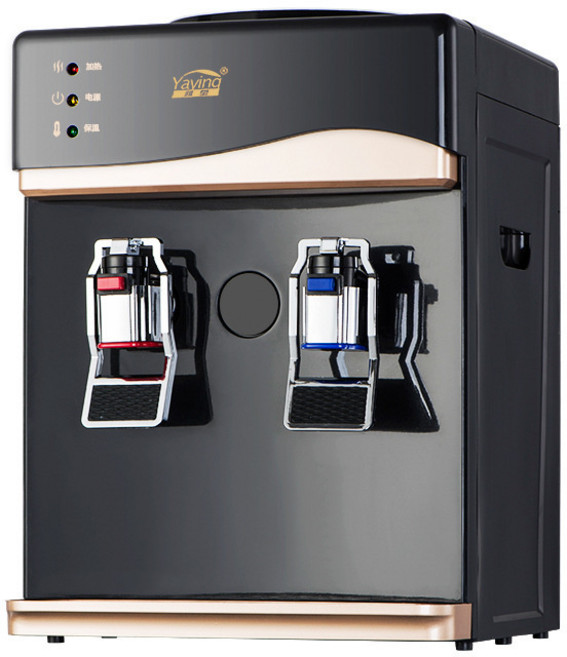 新款飲水機台式冷熱全自動智能家用桶裝水開水機, 1個, 118豪華龍頭金色溫熱