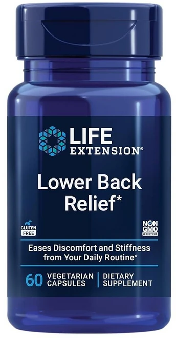 라이프익스텐션 로어 백 릴리프 캡슐 60정 영양제 Life Extension, 1개 - 쿠팡