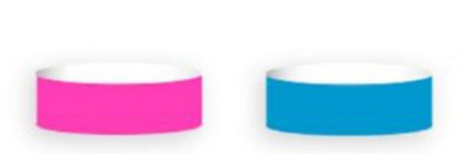 입장권팔찌 총 500장 1세트, 04 / 네온핑크 / 블루 각 250장 총 500장