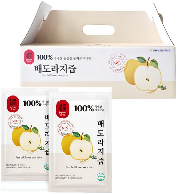 자연일로 배도라지즙, 100ml, 30팩