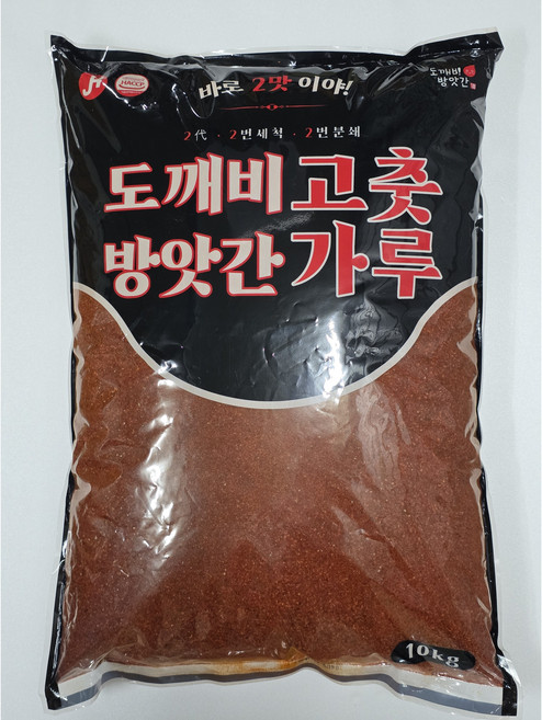 도깨비방앗간 중국산 고춧가루 보통맛 한식용, 1개, 10kg