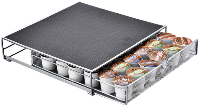 오아시스더블유제이 돌체 구스토 커피 캡슐 보관함 36구, 1개, 블랙