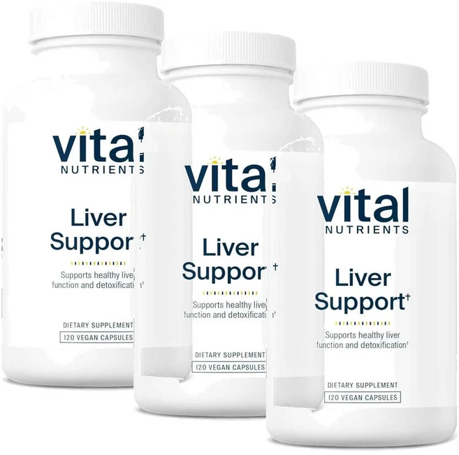 바이탈 뉴트리언츠 리버 서포트 캡슐 Vital Nutrients Liver Support, 3개, 120정 - 쿠팡