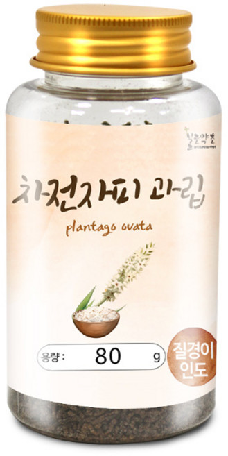 차전자피 과립 80g(통) 질경이 씨앗 껍질 그래뉼 분말 차, 차전자피 과립 80g[통], 1개