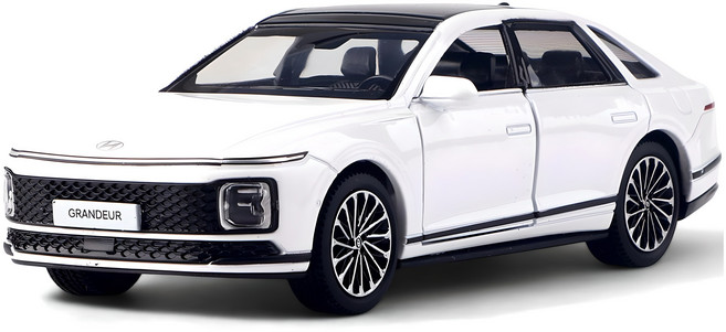 그랜져 GN7 다이캐스트 미니카, 화이트, 1개